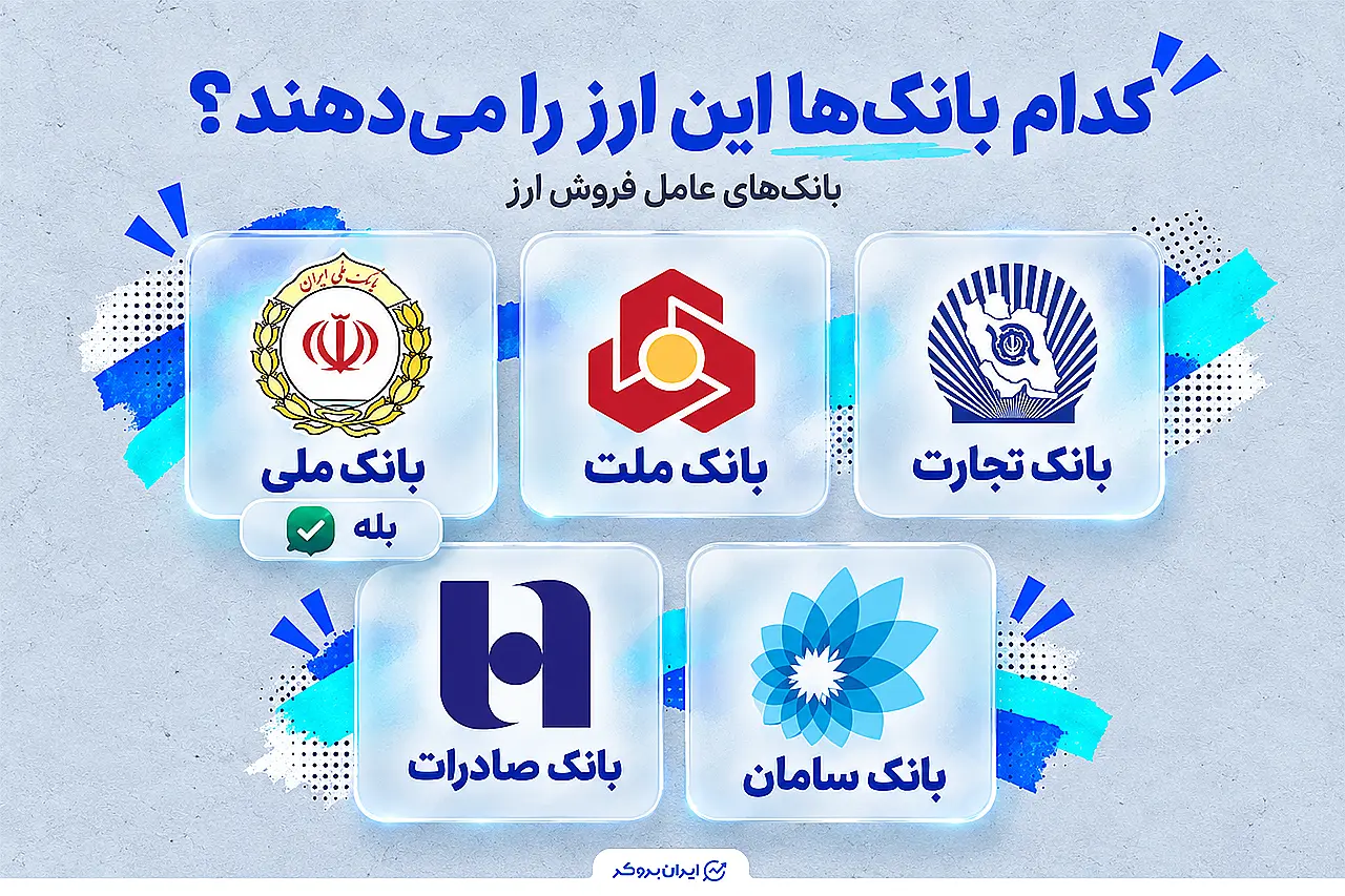 Persian Banking Currency Infographic