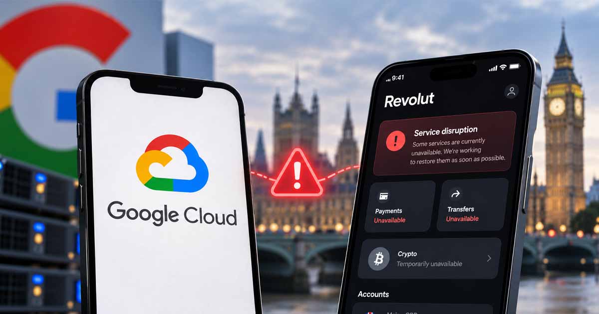 اختلال گسترده در Revolut؛ پای Google Cloud در میان است