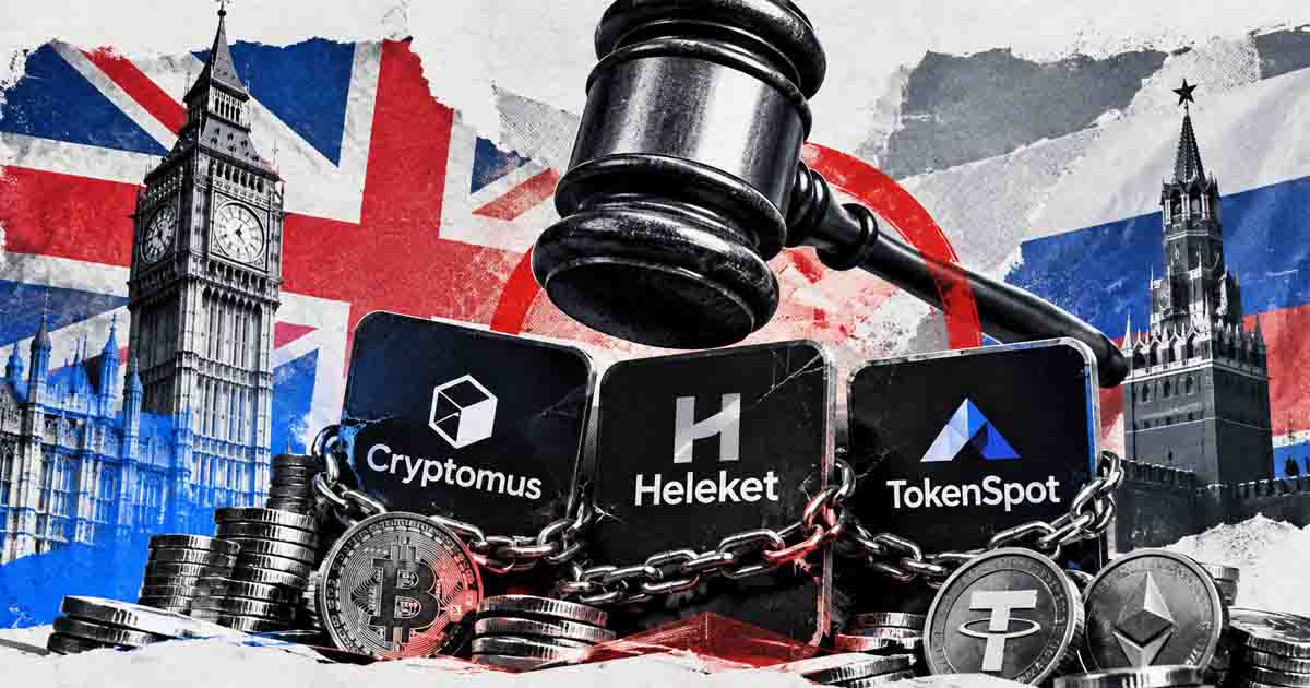 بریتانیا سه شرکت کریپتویی را به‌دلیل ارتباط با شبکه دورزدن تحریم‌های روسیه تحریم کرد