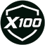 X100